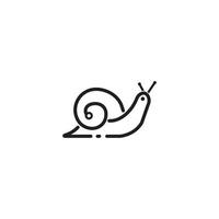 diseño de plantilla de ilustración de vector de icono de caracol