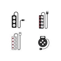 extension cord icon. vector