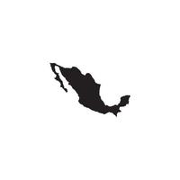 icono del mapa de México. vector