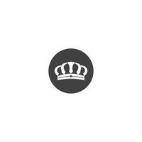 Crown icon. vector illustration design template.