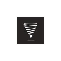 Tornado icon vector illustration template design