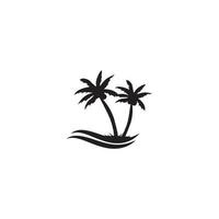 Coconut tree icon. vector