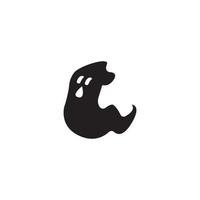 Ghost icon vector illustration template design