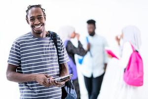 young  african student photo