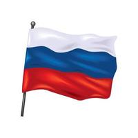 bandera de rusia vector