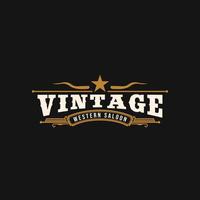 Vintage luxury ornament logo vector