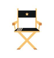 director chair movie vector