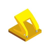 hole puncher school supply vector