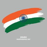 15 de agosto día de la independencia india diseño de publicación en redes sociales vector