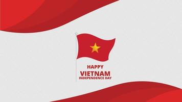 02 September Independence Day of Vietnam vector