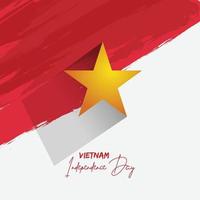 02 September Independence Day of Vietnam vector