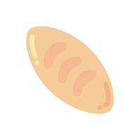 baked bread icon vector