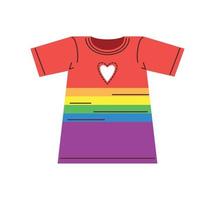 gay pride shirt vector