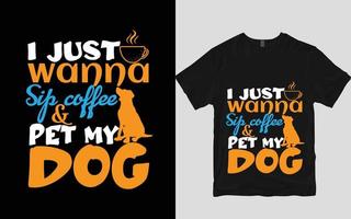 Dog t shirt design vector