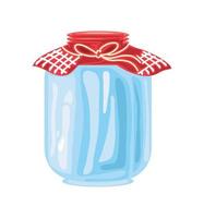 glass jar icon vector