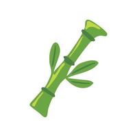 bamboo branch leaf vector