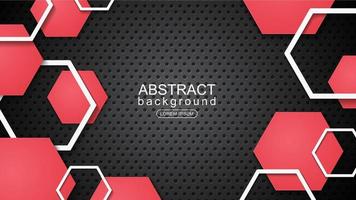 Geometric shape background with modern design vector