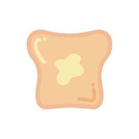 bread with butter vector