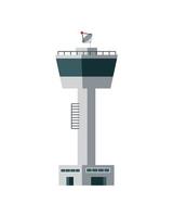 torre de control del aeropuerto vector