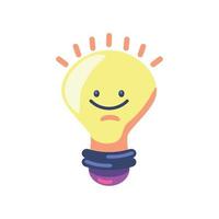 light bulb creativity vector
