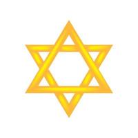 jewish star symbol vector