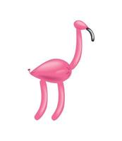 flamingo balloon animal vector