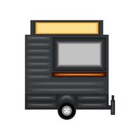 food truck flat icon vector