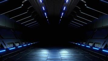 Dark space, bright future Modern sci fi room in 3D, an empty backdrop  Vertical Mobile Wallpaper AI Generated 30465810 Stock Photo at Vecteezy