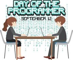 The Day of the Programmer Poster vector