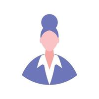 business woman character vector