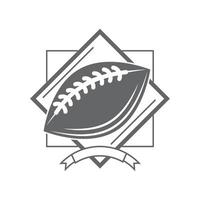 american football sport label vector