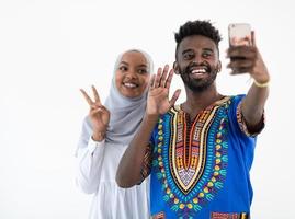 afro selfie portrait photo