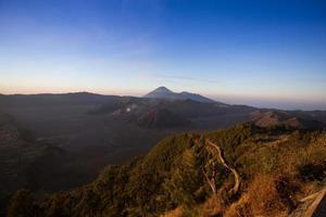 Sunrise at Mount Bromo volcano East Java, Indonesia. photo