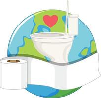 World Toilet Day Concept Vector