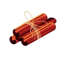 cinnamon stack icon vector