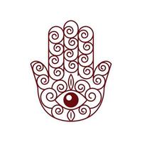 india hamsa culture vector