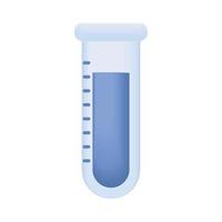 test medical tube vector