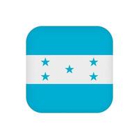 bandera de honduras, colores oficiales. ilustración vectorial vector