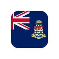 Cayman Islands flag, official colors. Vector illustration.