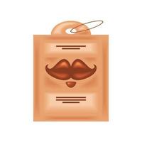 fathers day tag vector