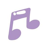 note music icon vector