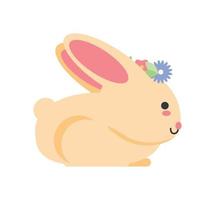 rabbit spring animal vector