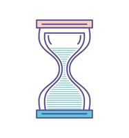time hourglass icon vector