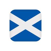 bandera de escocia, colores oficiales. ilustración vectorial vector