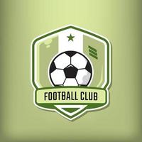 logotipo moderno de deportes de fútbol vector