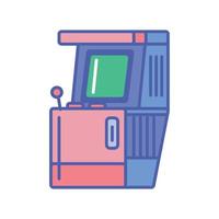 arcade machine game retro tech vector