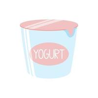 producto de leche de yogur vector