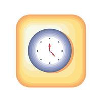 clock mobile app vector