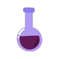 chemistry flask science vector