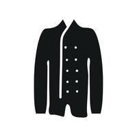 waiter jacket icon vector